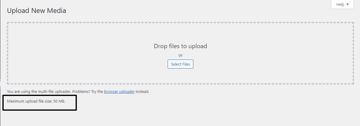 Upload File Size