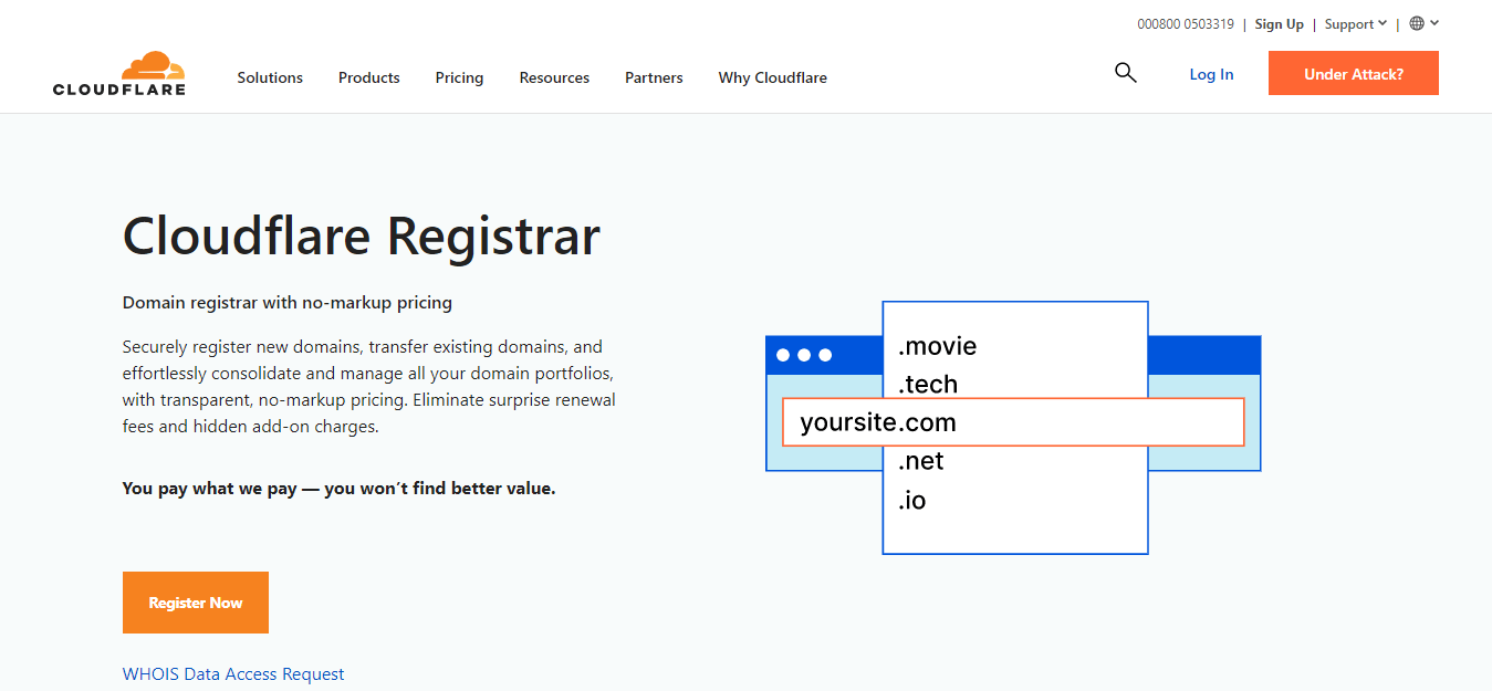 Registrar Cloudflare